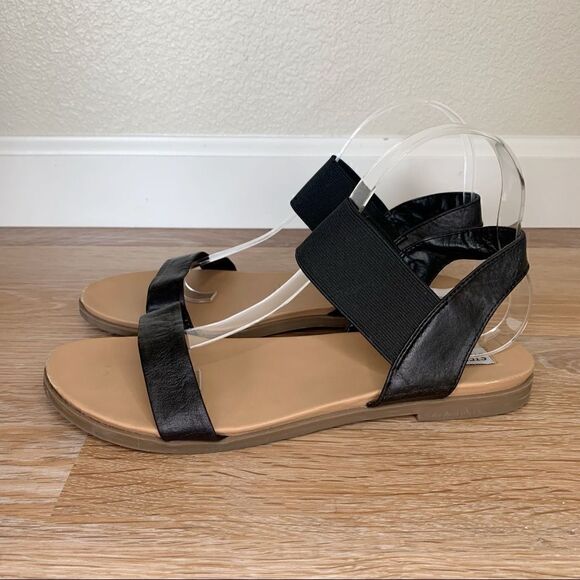 Steve Madden Size 9.5 Darnell Black Sandals - Picture 4 of 11